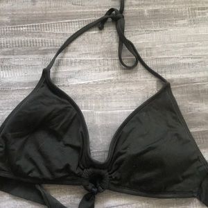 Olive green bikini top